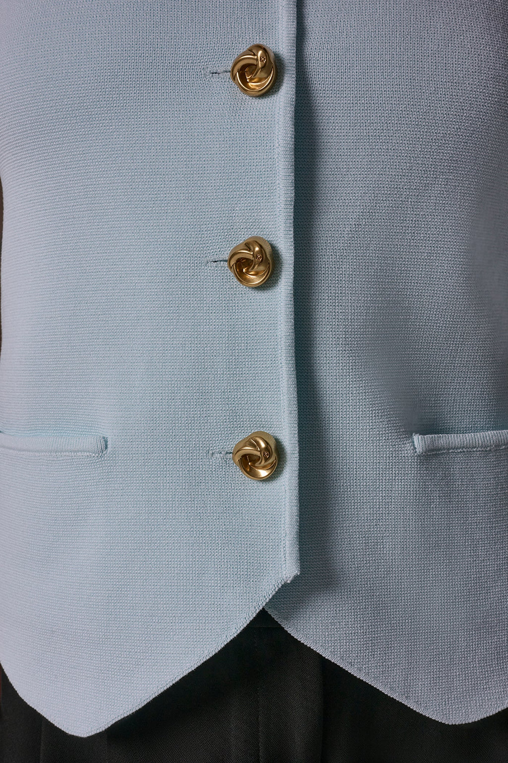CROPPED SWEATER SUIT VEST