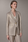 METALLIC SUIT BLAZER