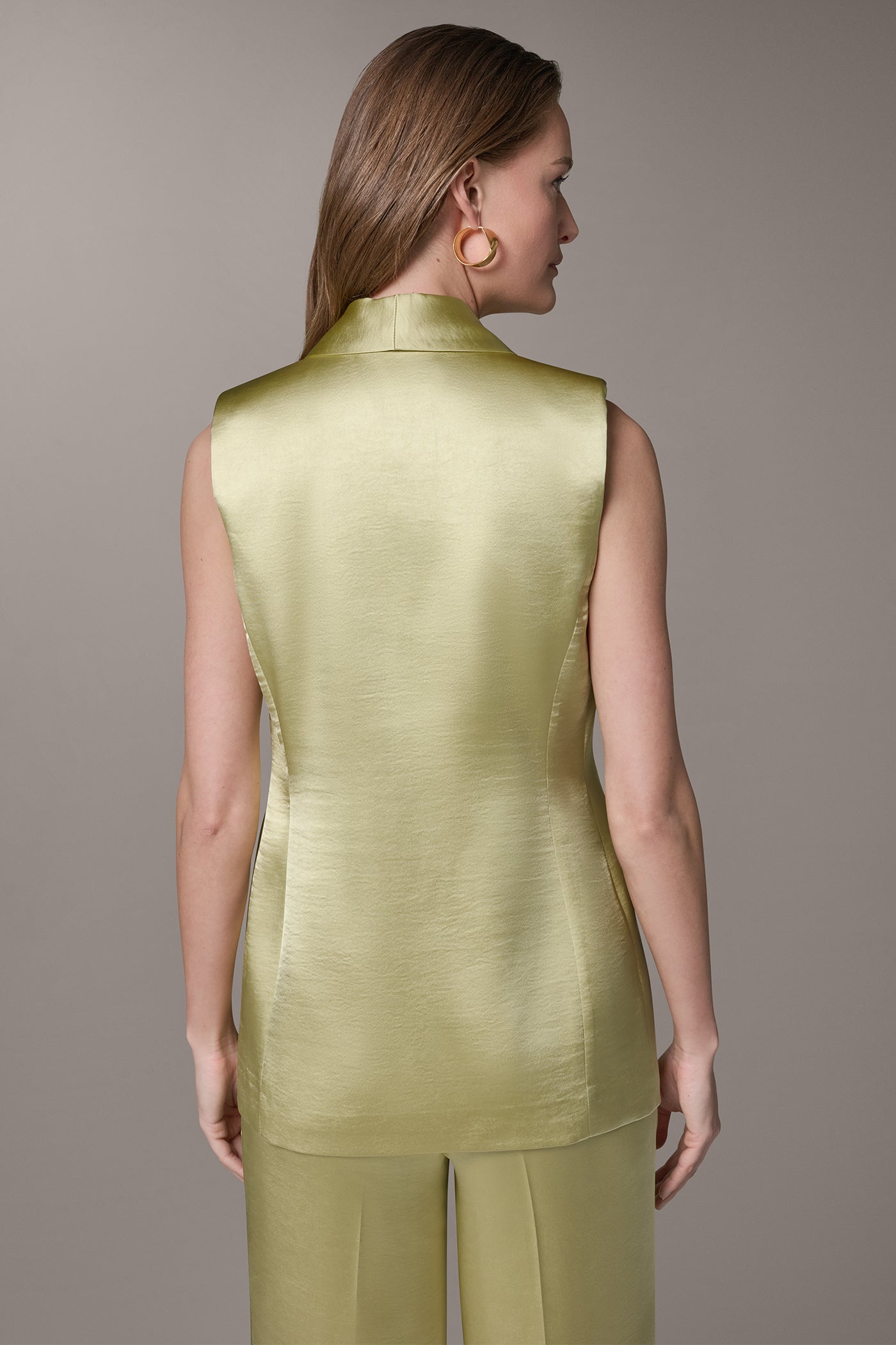 ONE BUTTON SUIT VEST