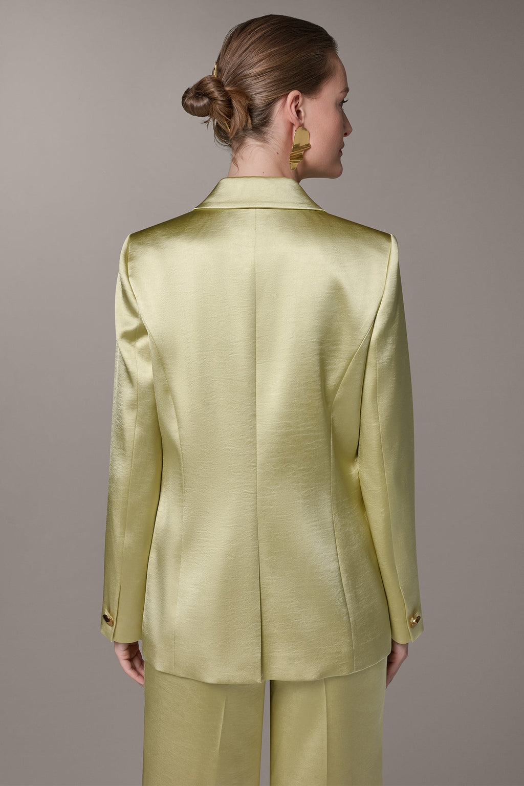ONE BUTTON SUIT BLAZER