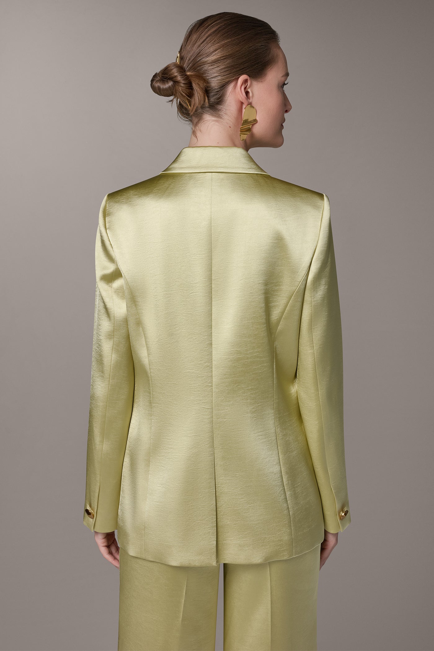 ONE BUTTON SUIT BLAZER