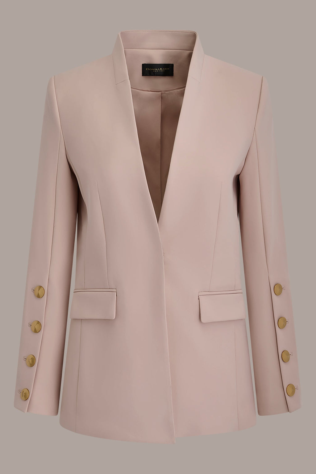 BUTTON SLEEVE SUIT BLAZER