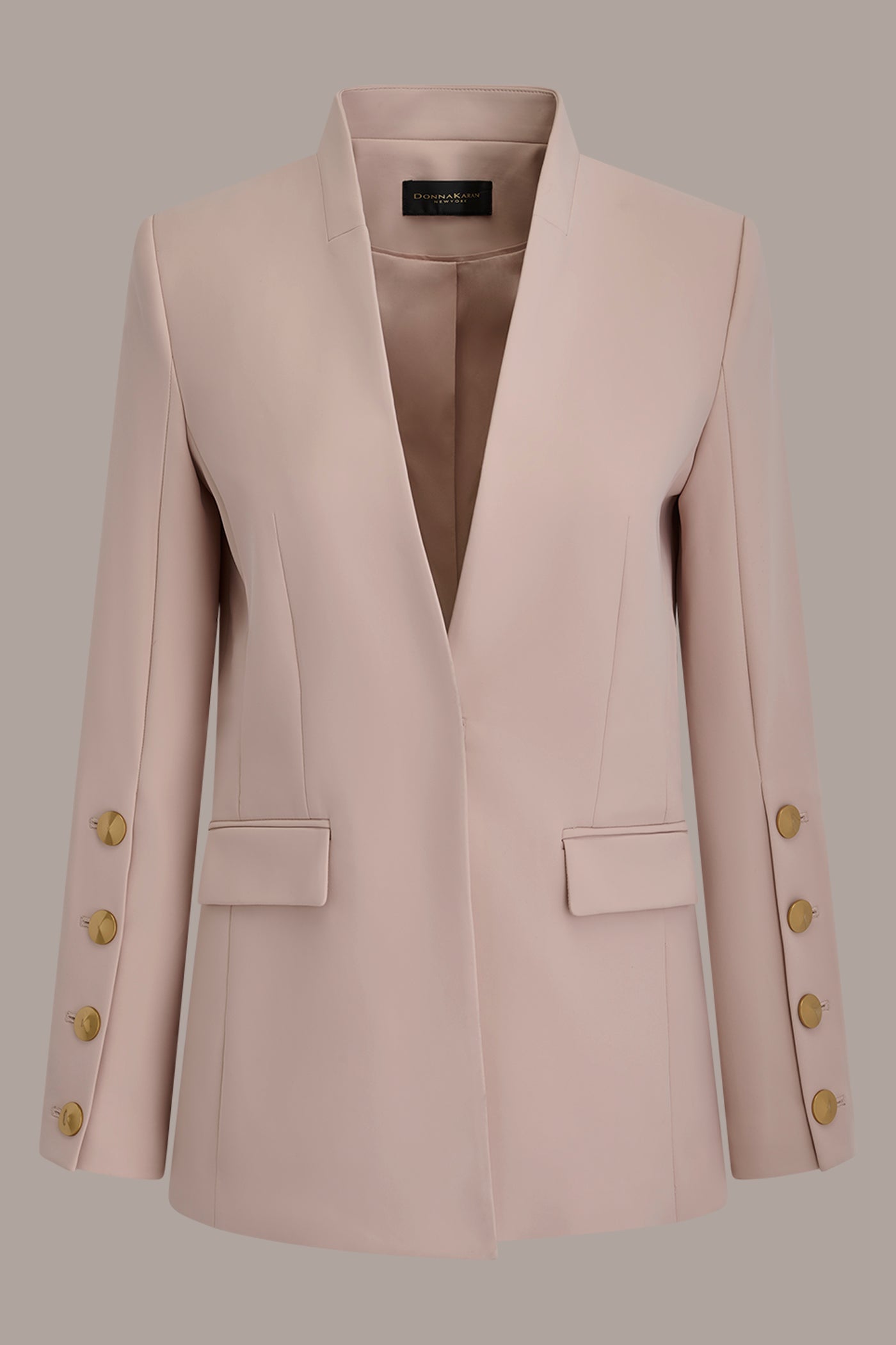 BUTTON SLEEVE SUIT BLAZER